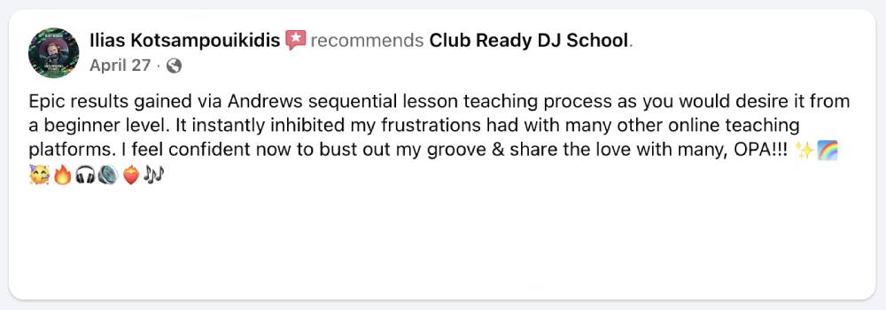 Facebook Testimonail Image